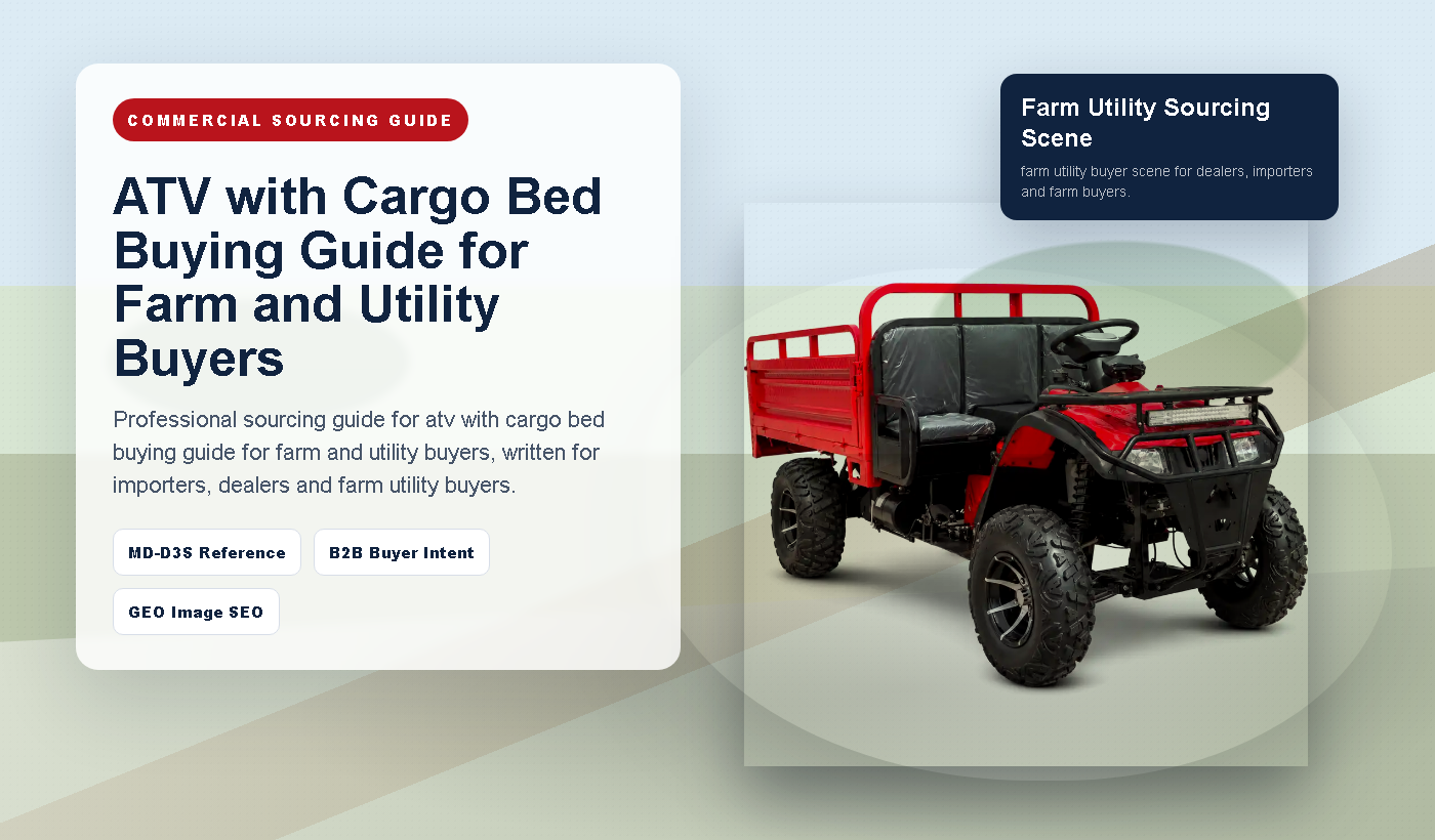 ATV with Cargo Bed Buying Guide for Farm and Utility Buyers