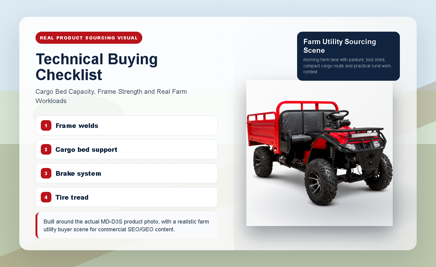 Cargo Bed Capacity, Frame Strength and Real Farm Workloads - Technical Buying Checklist