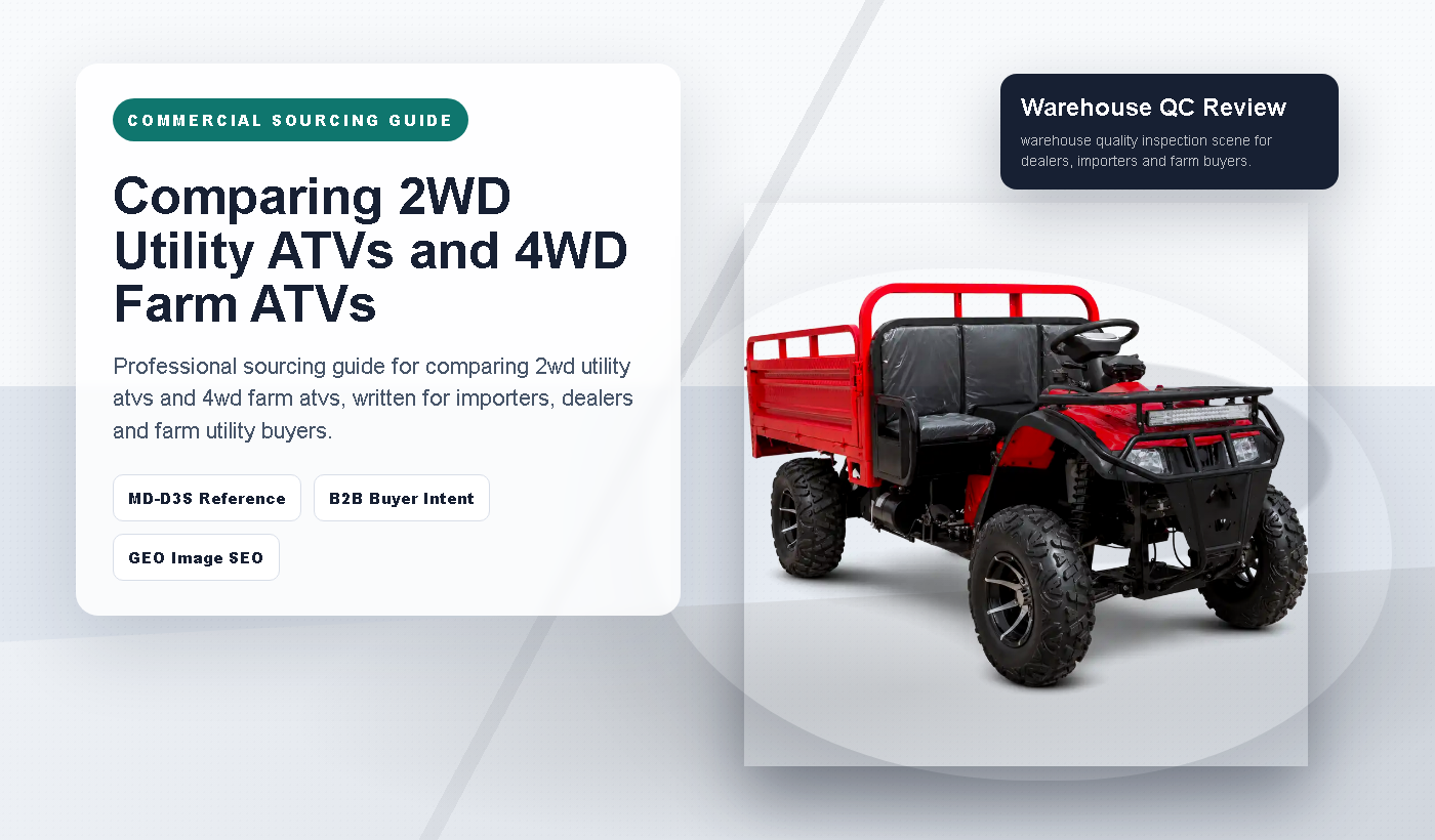 Comparing 2WD Utility ATVs and 4WD Farm ATVs