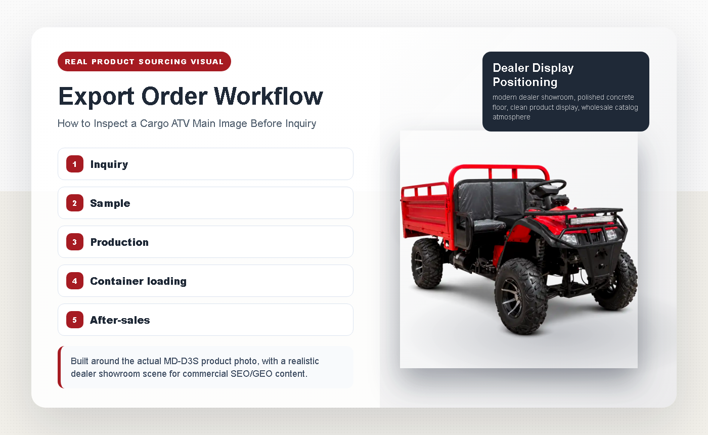 How to Inspect a Cargo ATV Main Image Before Inquiry - Export Order Workflow