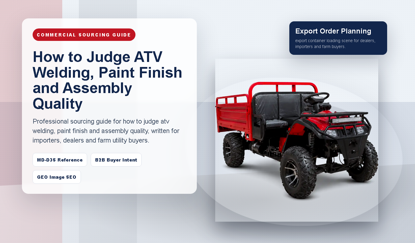 How to Judge ATV Welding, Paint Finish and Assembly Quality